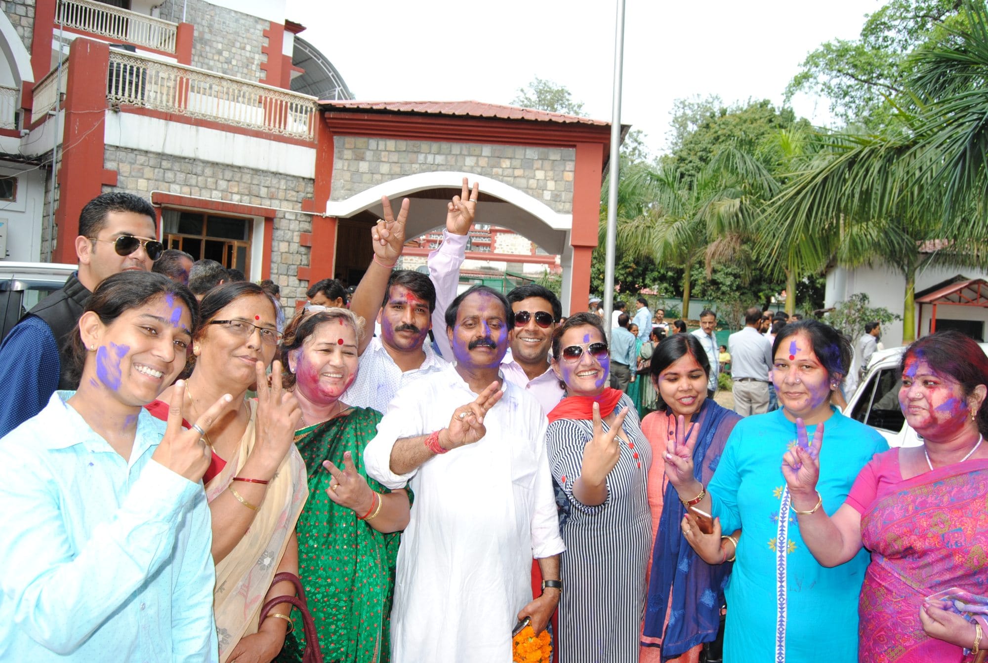 celebration at harish rawat residence bijapur house.