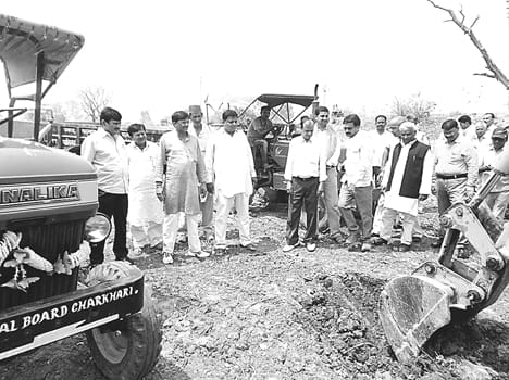 Sea water began digging report