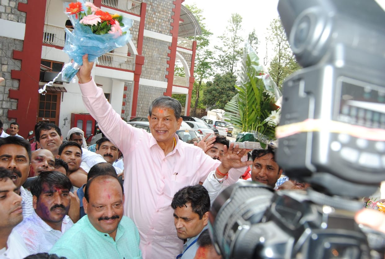 celebration at harish rawat residence bijapur house.