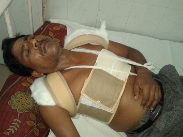 Five injured in accident, one serious