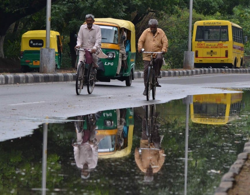 rainfall in Chandigarh, Heat in Chandigarh, Relief from the heat Chandigarh, 20.9 mm rainfall