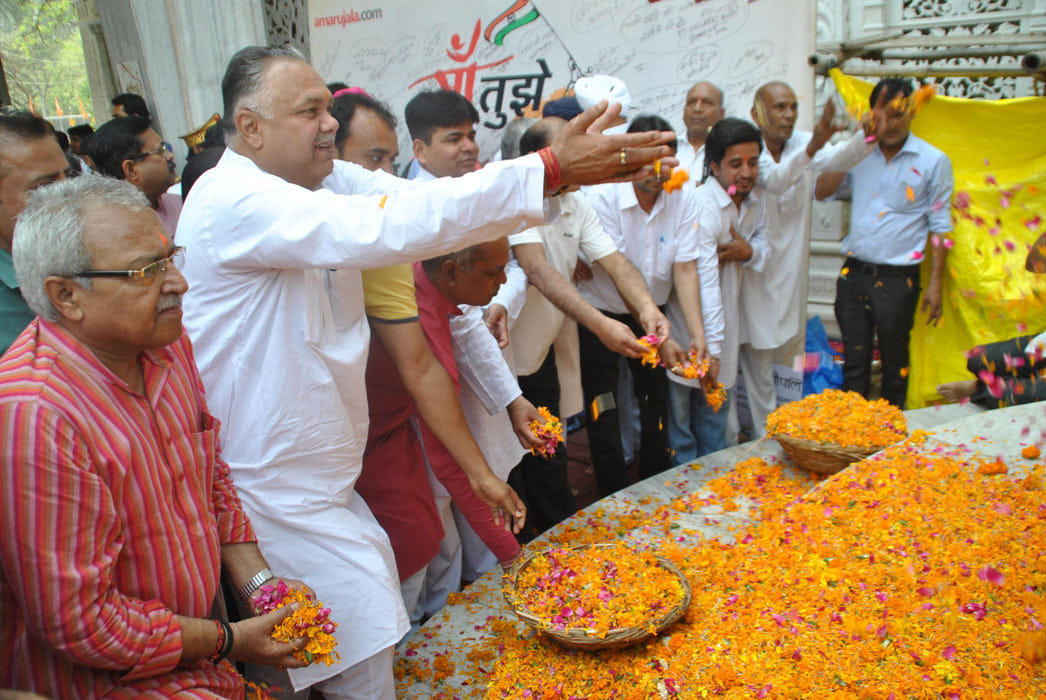 Merrut give tribute to martyrs on May 10, 1857.