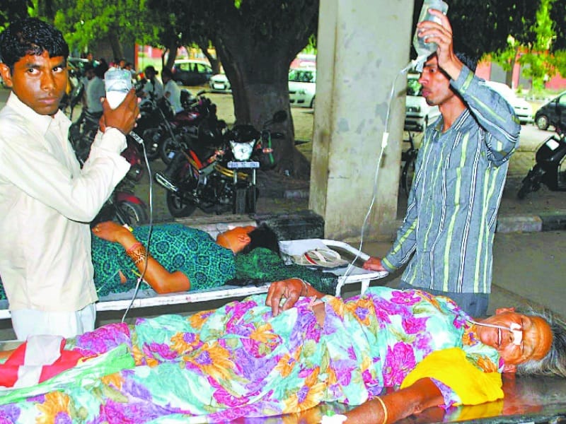 fainted mother duaghter found, fainted two lady found in parking, mohali hospital, mohali