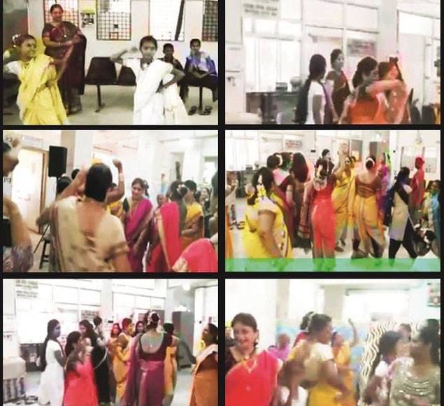 mumbai hopital's opd turn on dance floor