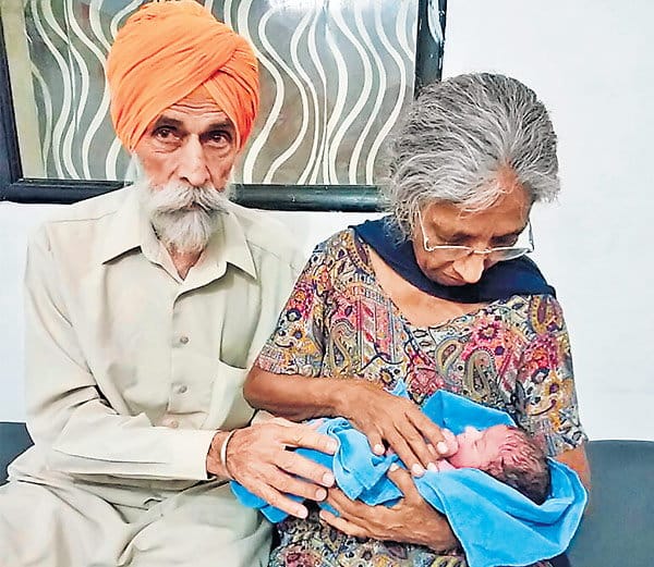 72 year old amritsar woman daljinder kaur become a mother