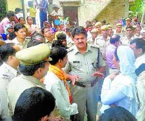 protest on road
