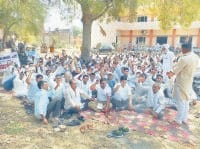 fatehabad news, hindi news,protest in fatehabad