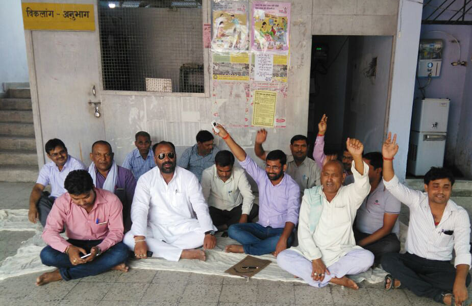 Health workers have staged walkout