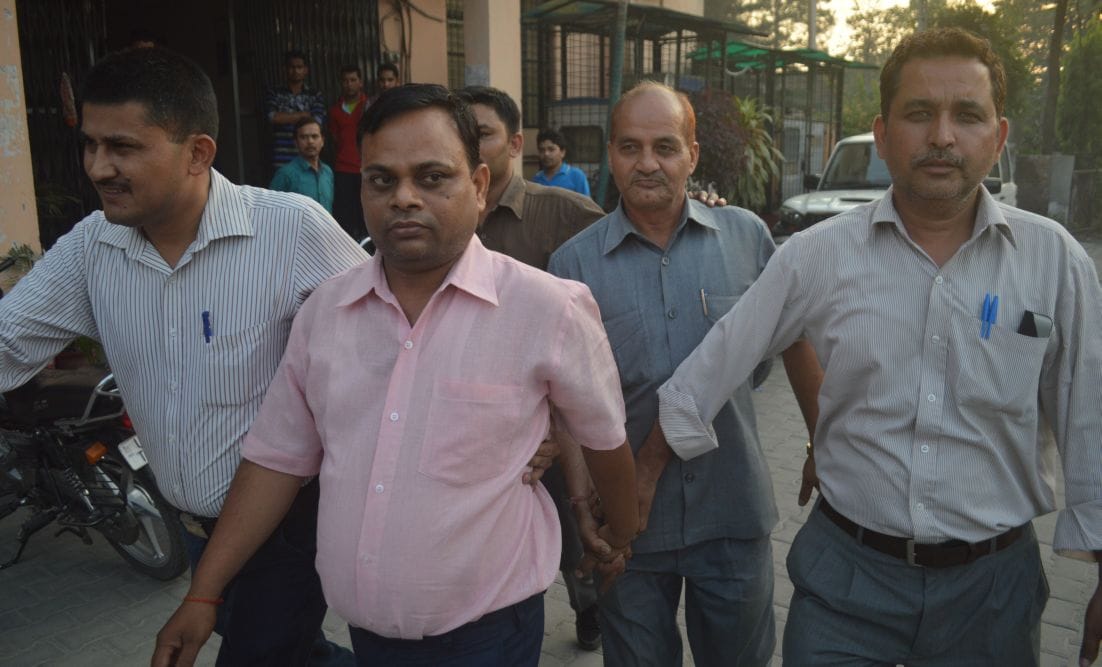 assistant income tax officer arrested with bribe.