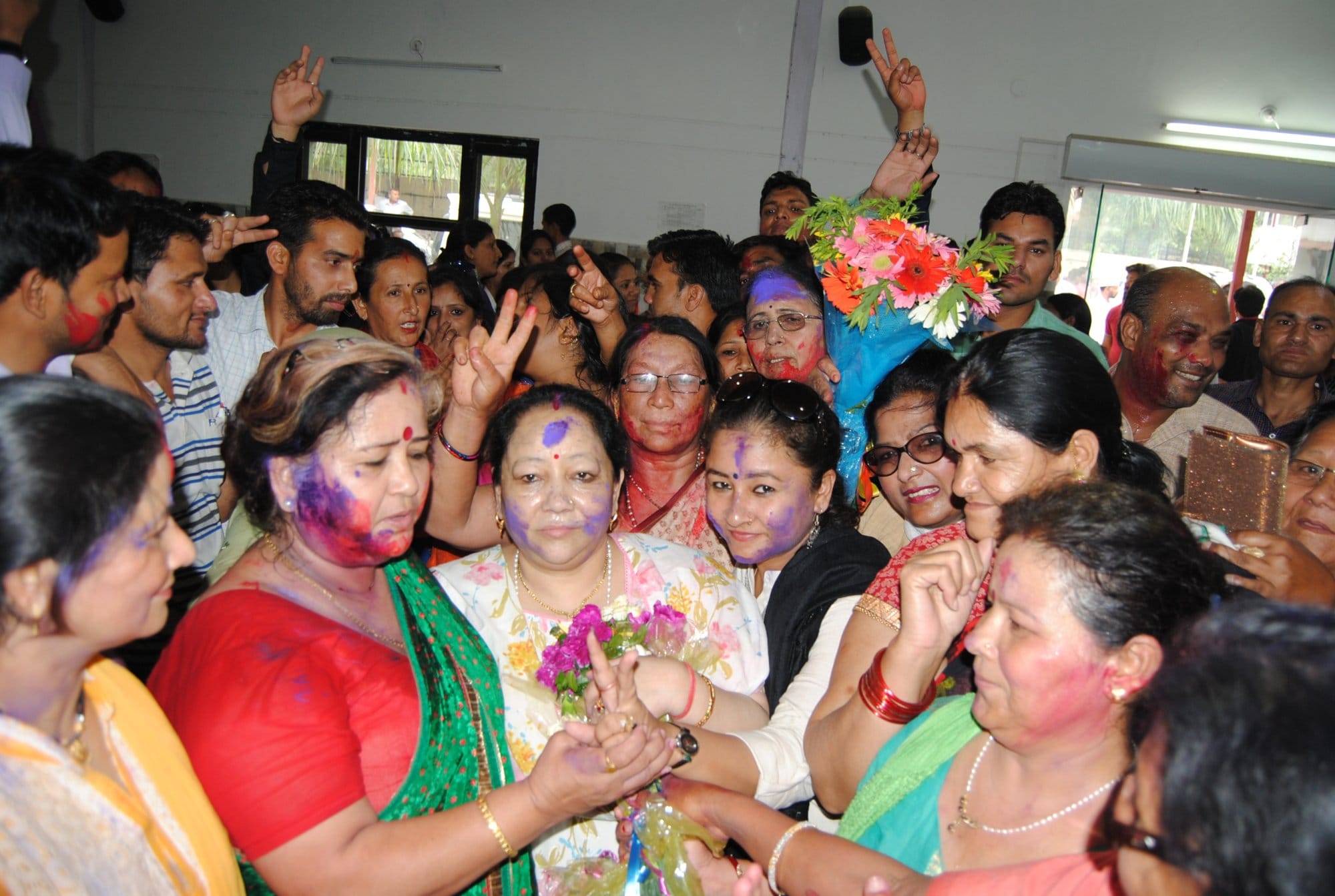 celebration at harish rawat residence bijapur house.