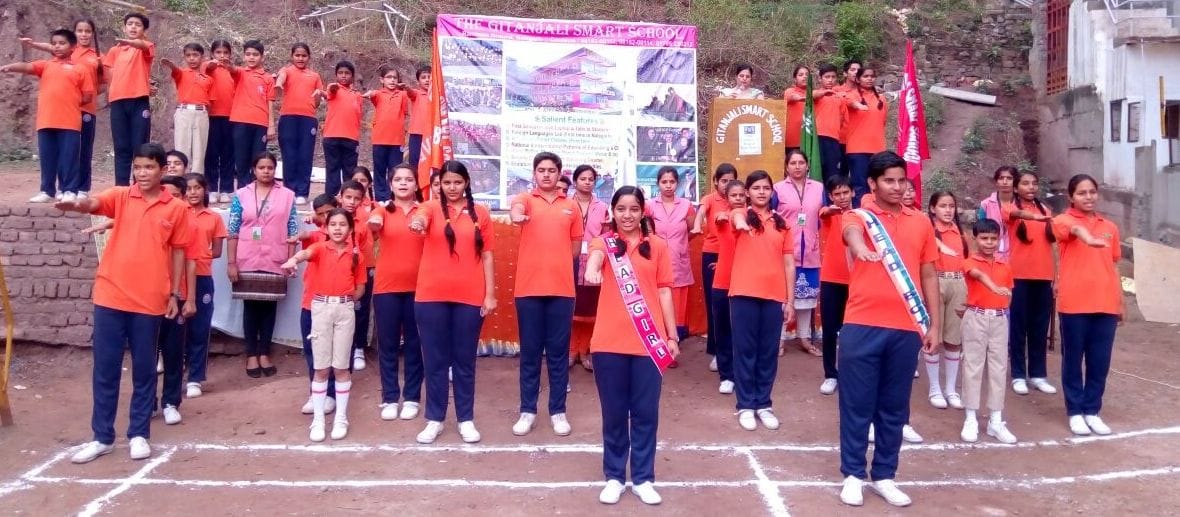 Asmita become a head girl in school
