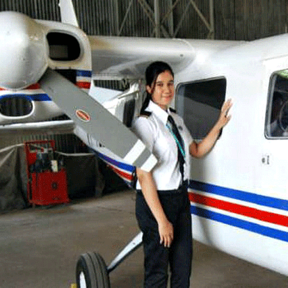 aisha the youngest pilot of india