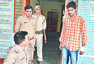 The injured student sent to prison on charges of lying