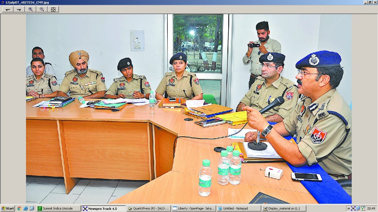 police commissioner, arpit shukla, gangster in punjab, police serious, jalandhar