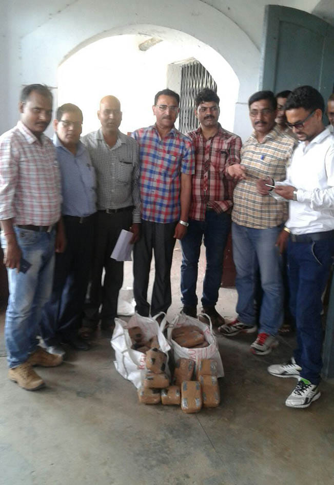 40 kg hashish seized in passenger train