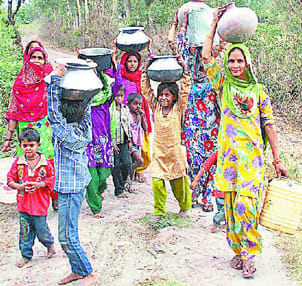 District starved for drop of water