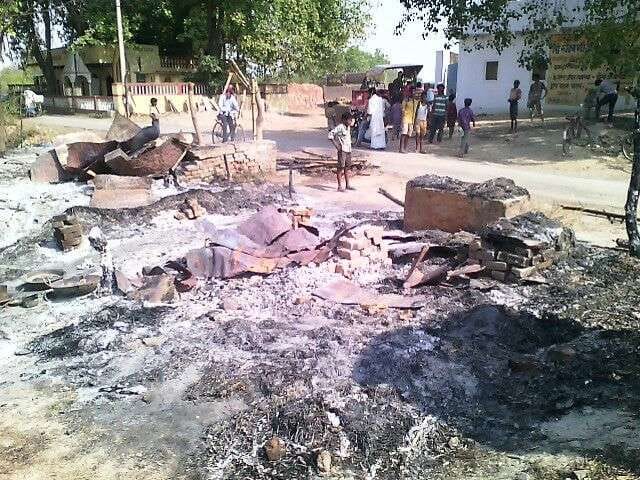 After the theft gumatiyom referred to the fire