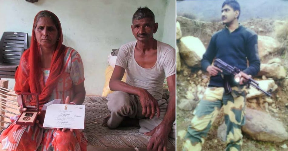 martyr soldier rockey, martyr bsf soldier rockey, shaurya chakra to martyr rockey