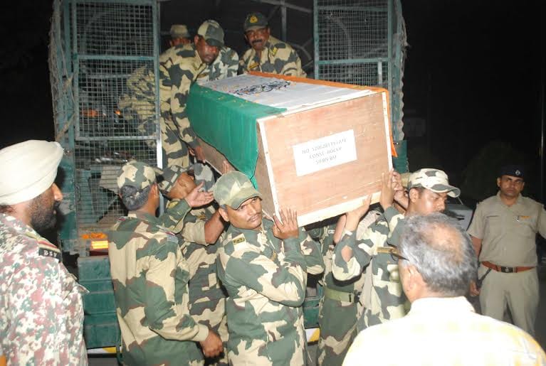 martyr soldier rockey, martyr bsf soldier rockey, shaurya chakra to martyr rockey