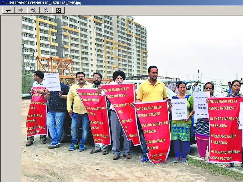 house alloters protest, gmada, gmada mohalim mohali protest, mohali