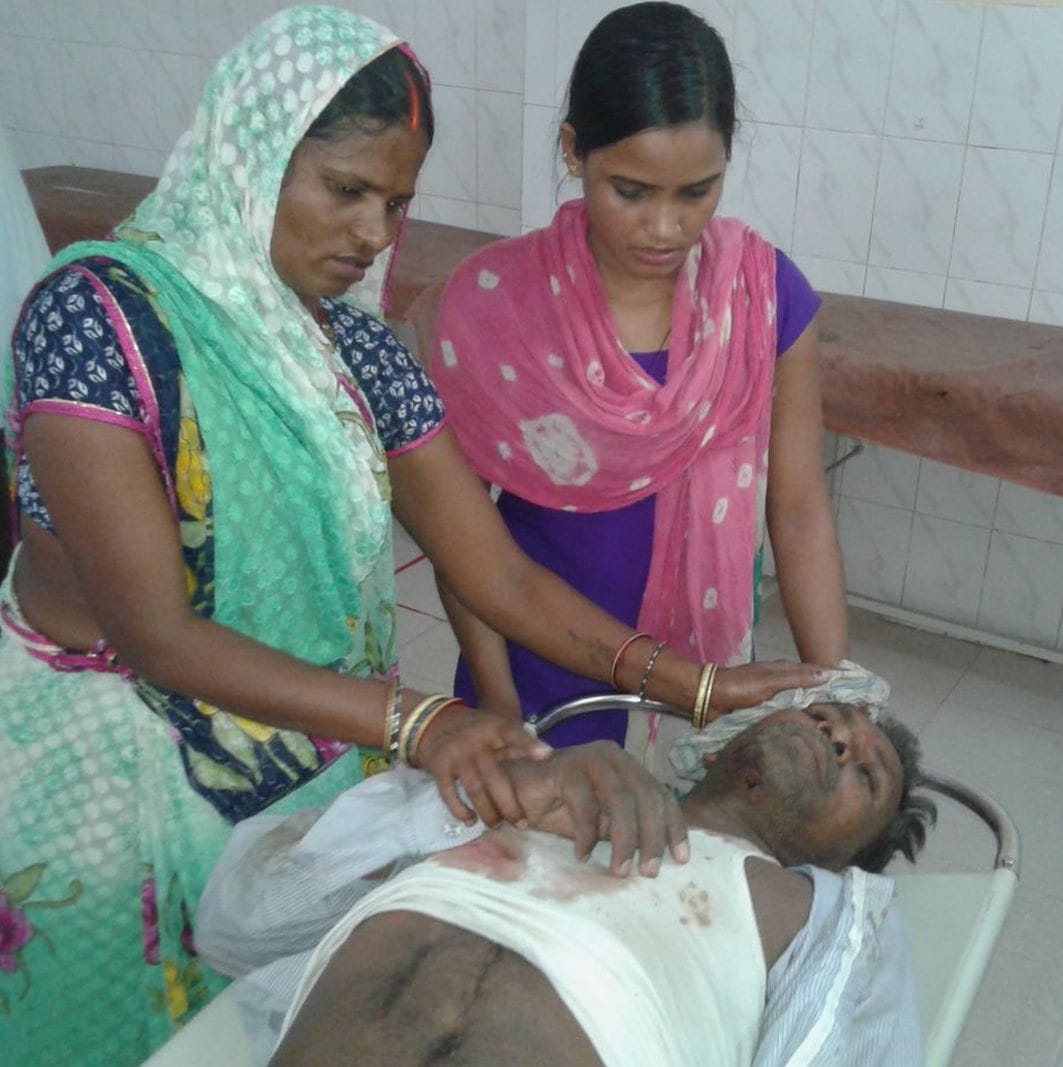 three injured in Jeep-auto collision