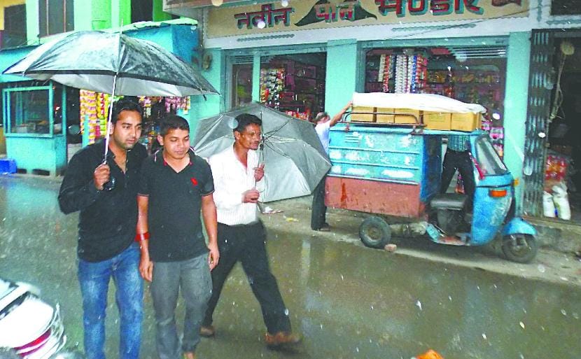 Rain in Bageshwar