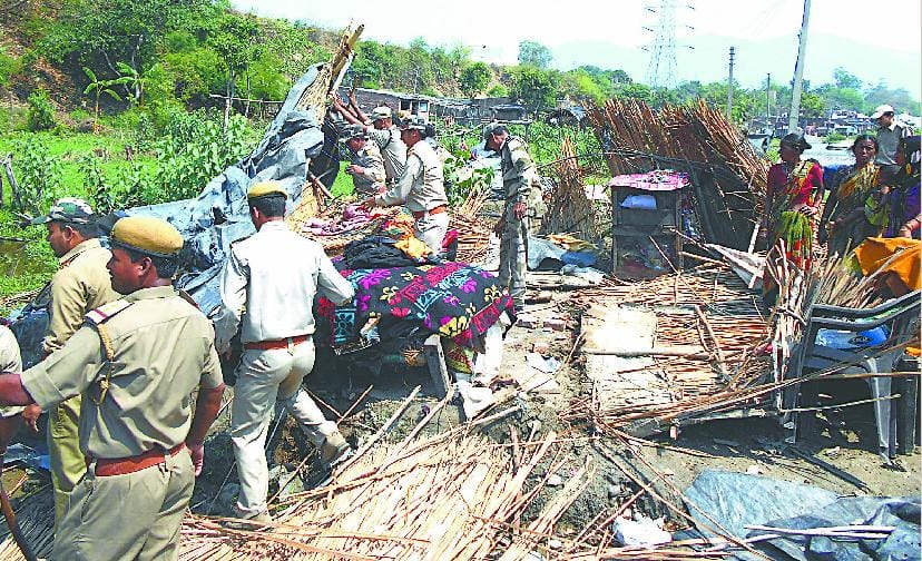 Removal of encroachments