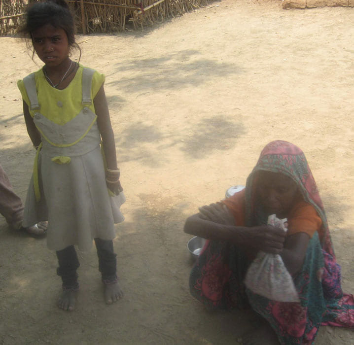 Bundelkhand crisis: Sahariya family in hunger.