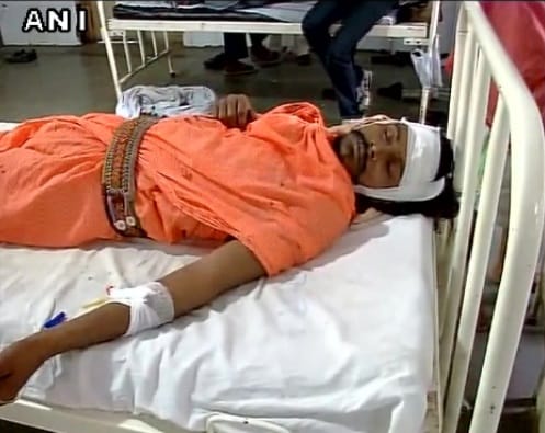 firing in simhastha kumbh, 4 injured