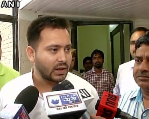 Bihar: tejaswi yadav defends bihar govt
