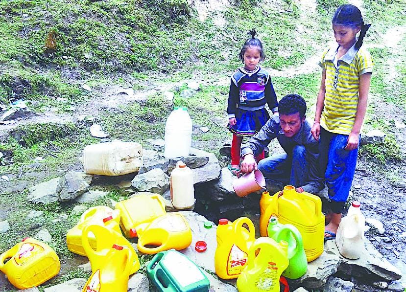 Three days later, the water coming in the taps in Lohaghat