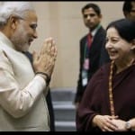 PM नरेंद्र मोदी के साथ जयललिता। सांकेतिक तस्वीर