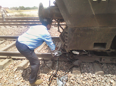 caught cycle in Freedom fighter Express 