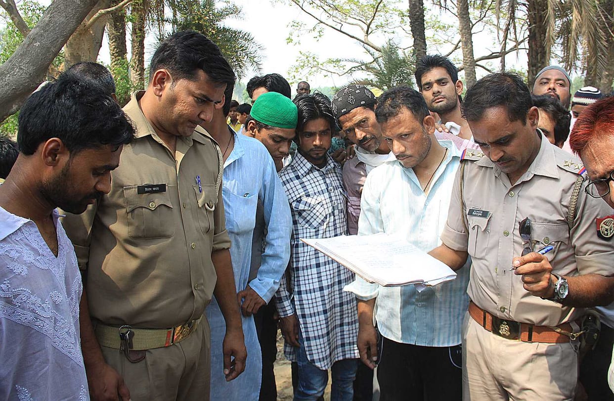 The young man 's body was found hanging from a tree in Sekupur