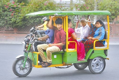 chinese rikshaw ban in agra