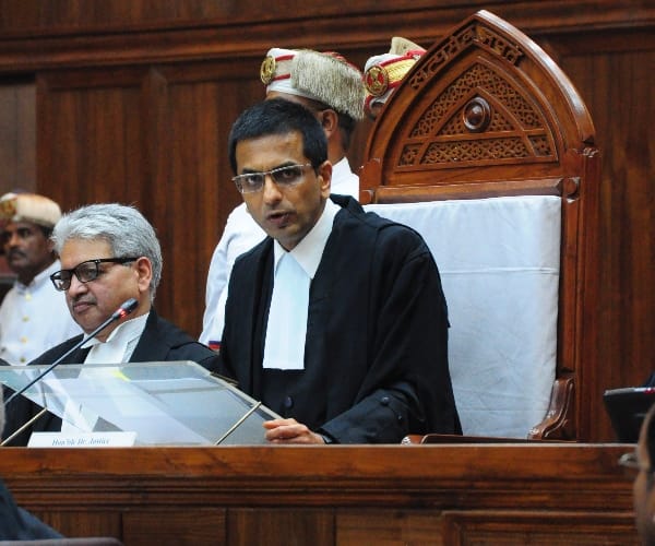 Justice Chandrachood farewell.