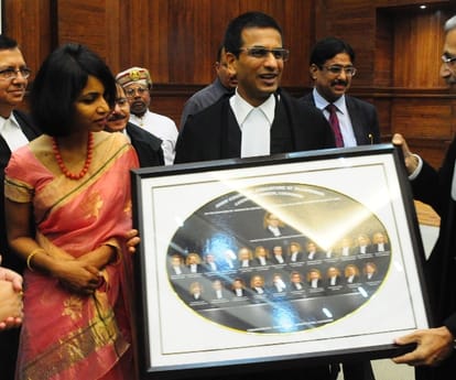 Justice Chandrachood farewell.