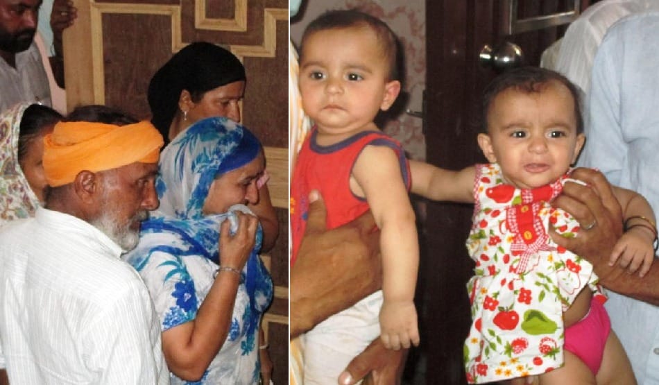 double murder in batala, man killed wife and mother in law