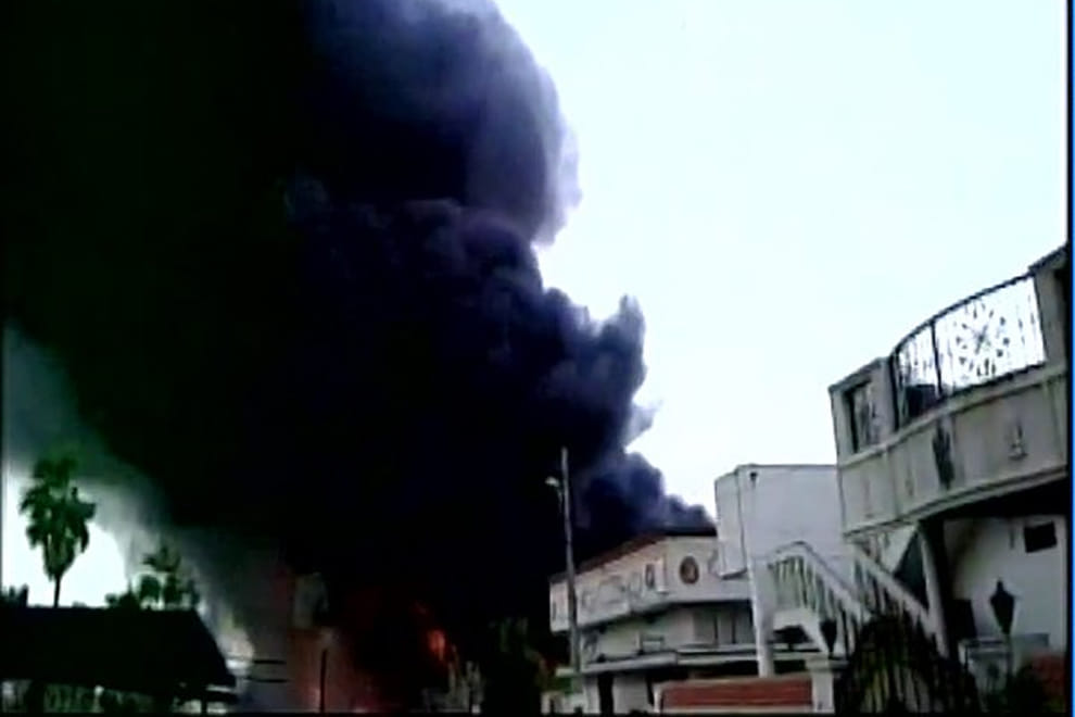 Fire broke out at a chemical factory near Nacharam, Hyderabad