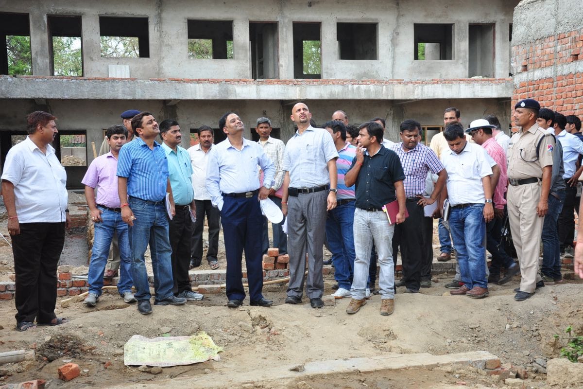 Tundla station inspected by DRM