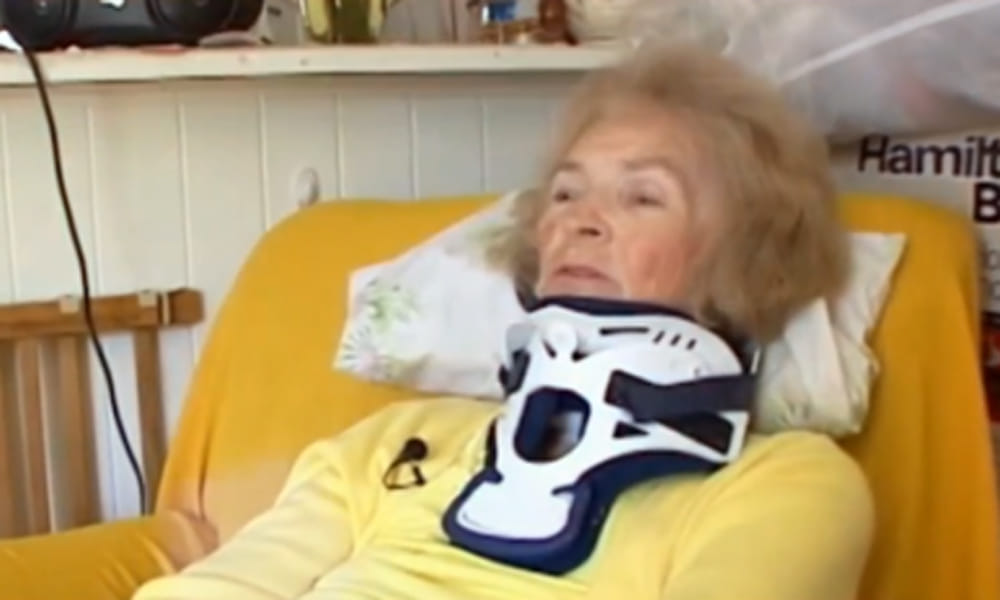 after falling blind women regains her eyesight