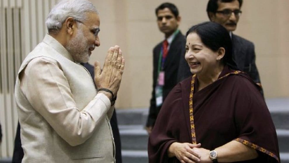 BJP against friend Jayalalitha in national politics