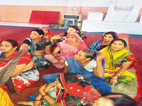 Grieving Nirankari Baba follower
