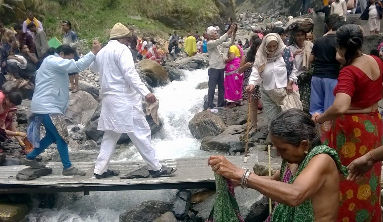yamunotri snan ghat.