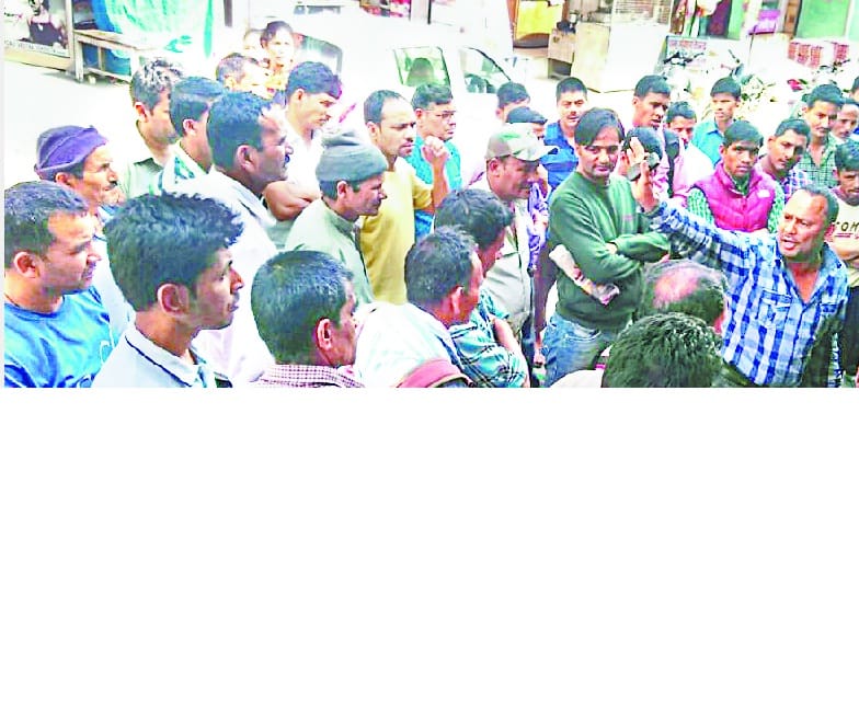 Traders took to the streets to protest over ratings