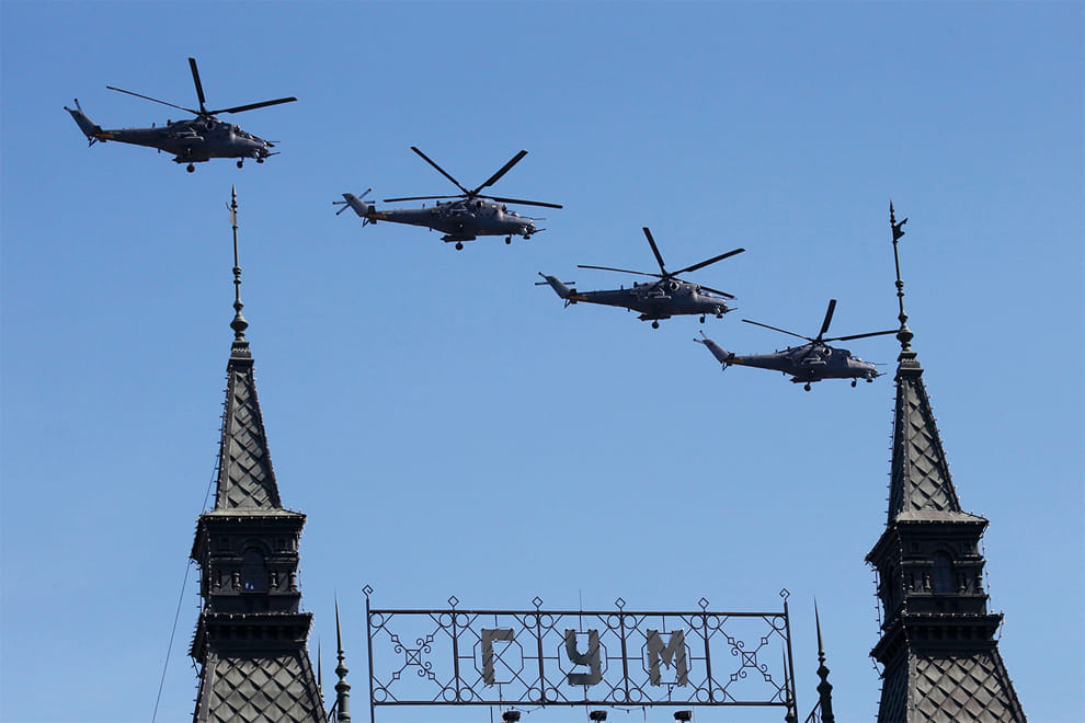Russia marks WWII victory with military parade