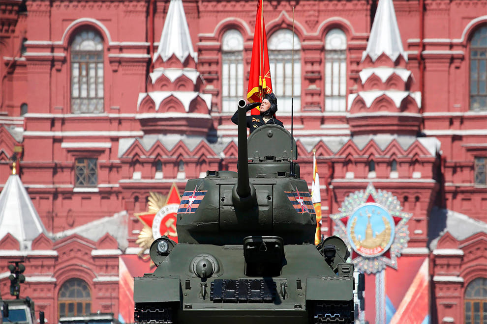 Russia marks WWII victory with military parade