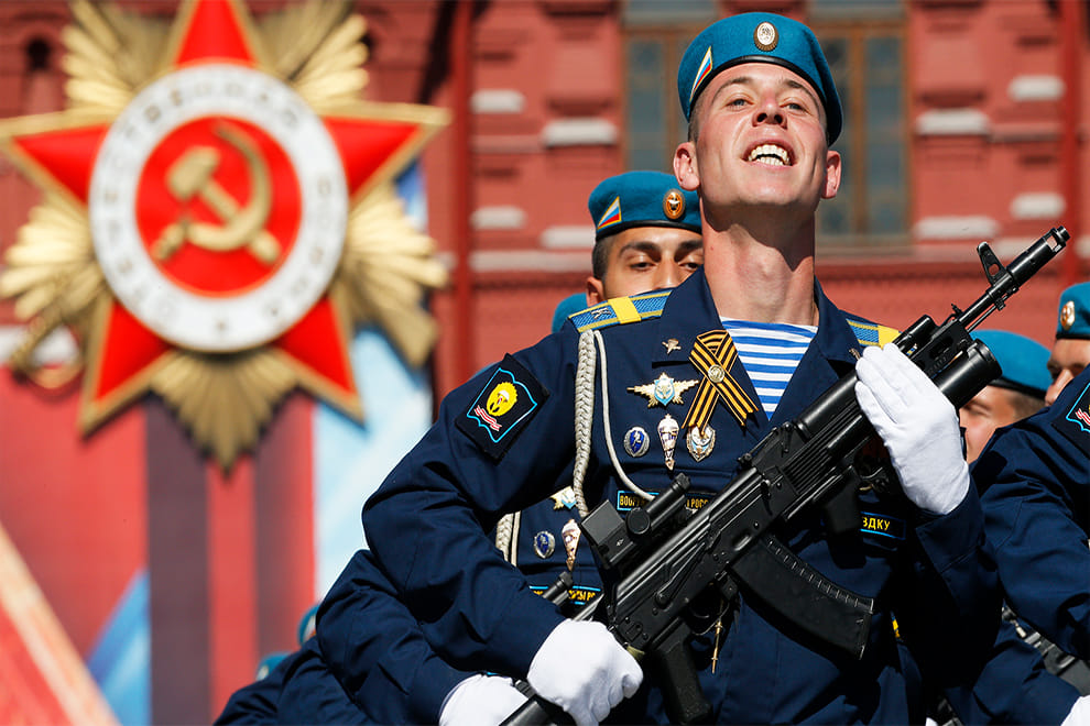 Russia marks WWII victory with military parade