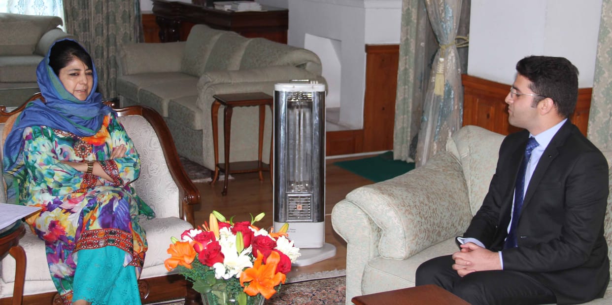 Athar met with Mehbooba