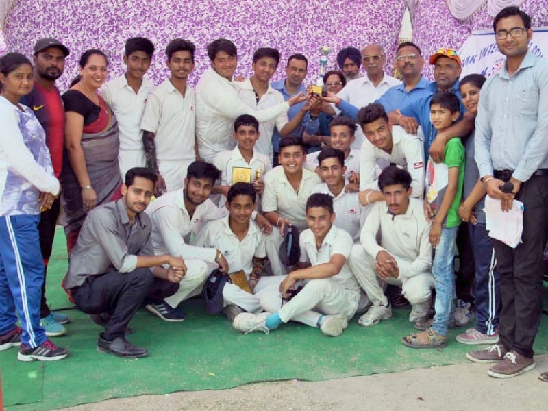 JMK win, pathankot JMK win cricket tornament, tournament in pathankot, amritsar